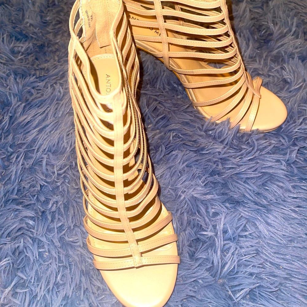 NWOT Antonio Melani Strapped Heel